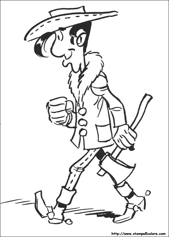 Disegni Lucky Luke